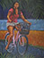 Bicicleta rosada: Puerto Viejo, Limón